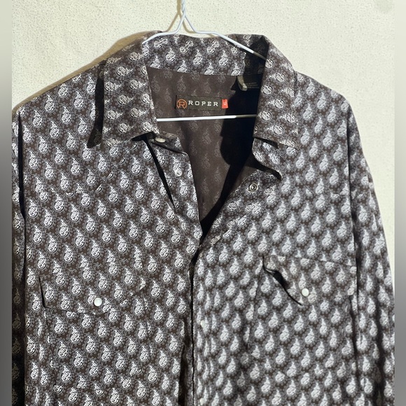 Roper Pearl Snap XL Mens - Picture 2 of 6